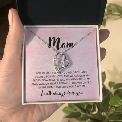 Mom | You Held my Hand | Forever Love Necklace