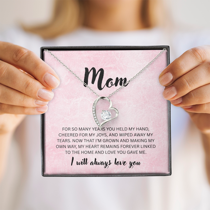 Mom | You Held my Hand | Forever Love Necklace