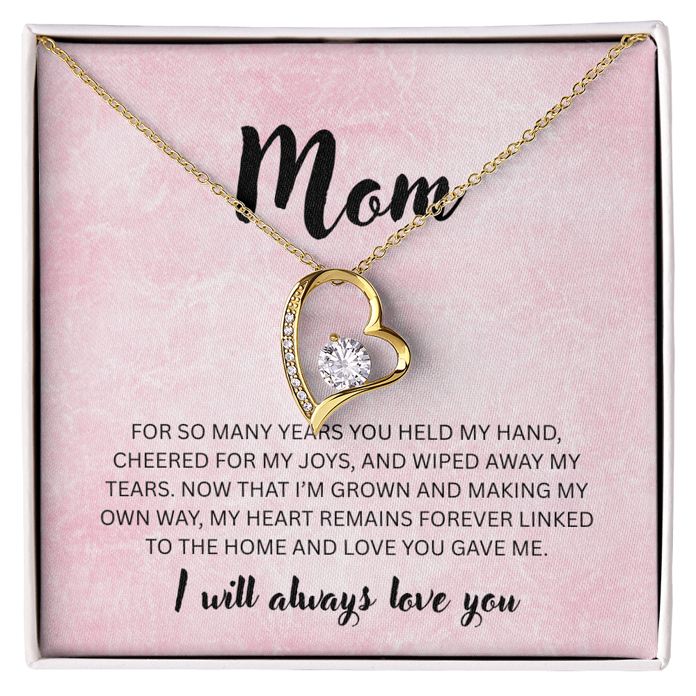 Mom | You Held my Hand | Forever Love Necklace