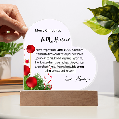 To My Husband – Romantic Message Gift