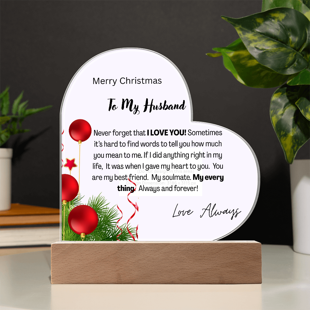 To My Husband – Romantic Message Gift