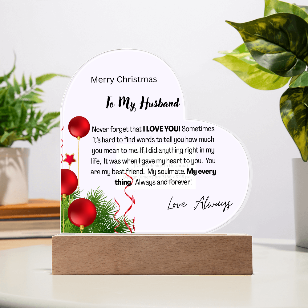 To My Husband – Romantic Message Gift