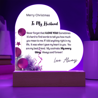 To My Husband – Romantic Message Gift