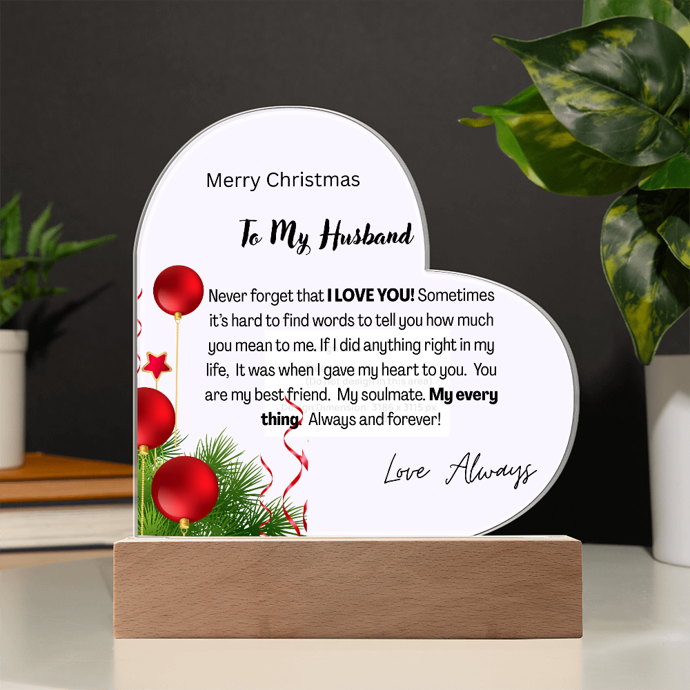 To My Husband – Romantic Message Gift
