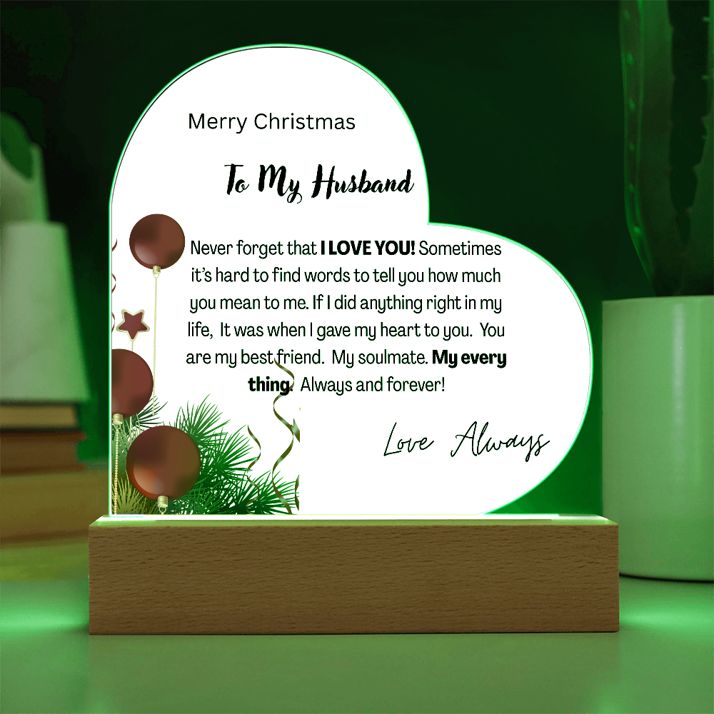 To My Husband – Romantic Message Gift