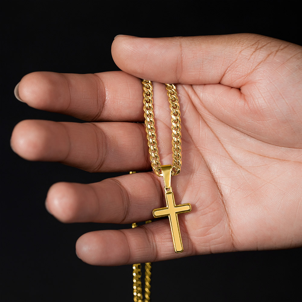 To My Son Cuban Chain Gifts Be A Warrior But Not A Worrier