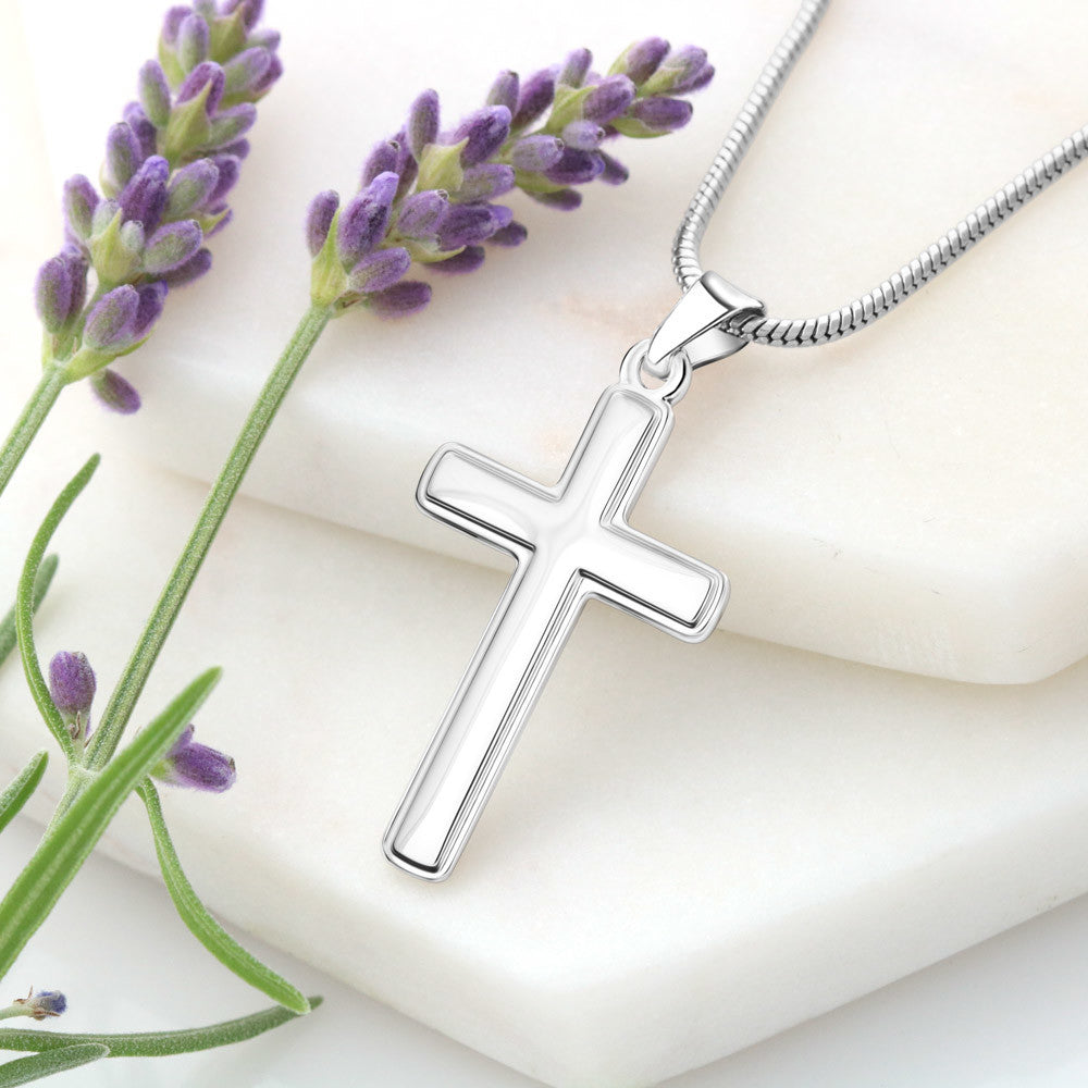 To My Son – Faith Cross Necklace for Everyday Wear