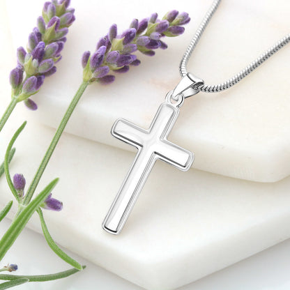 To My Son – Faith Cross Necklace for Everyday Wear