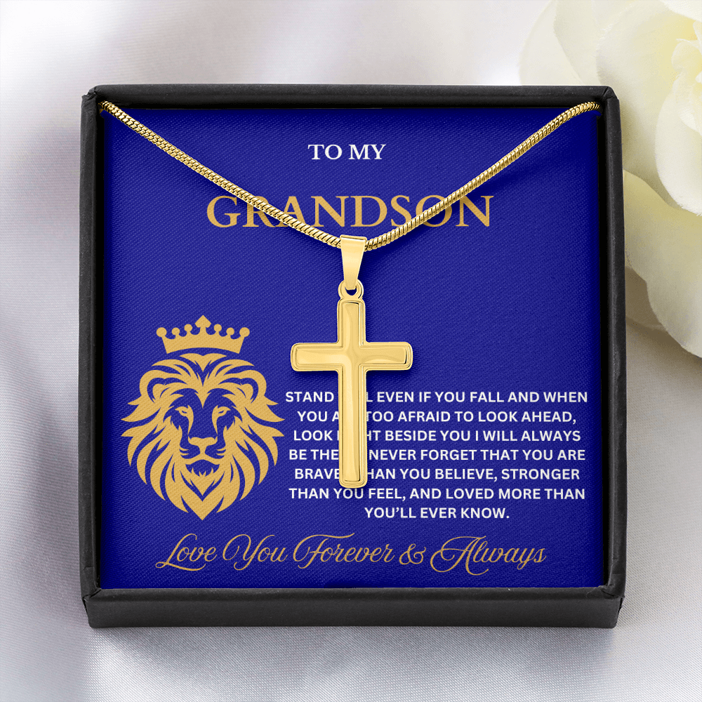 To My Son – Faith Cross Necklace for Everyday Wear