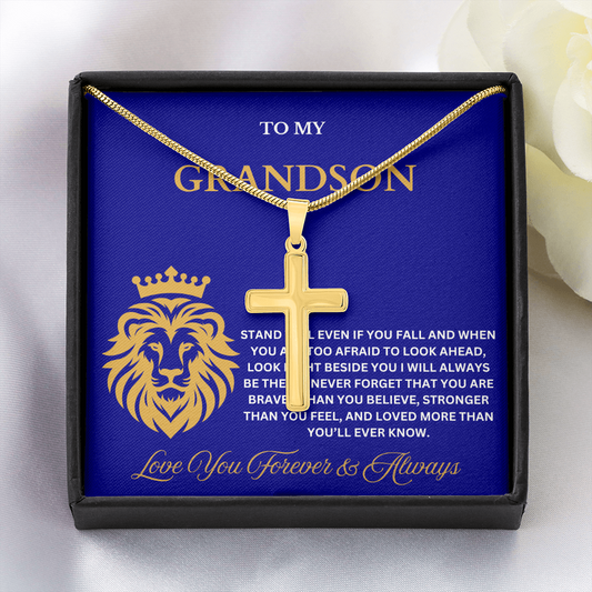 To My Son – Faith Cross Necklace for Everyday Wear