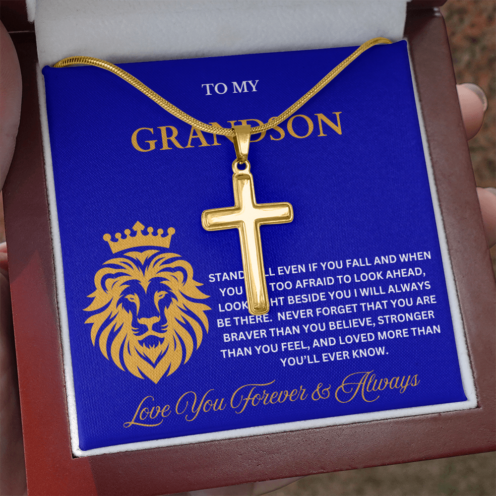 To My Son – Faith Cross Necklace for Everyday Wear